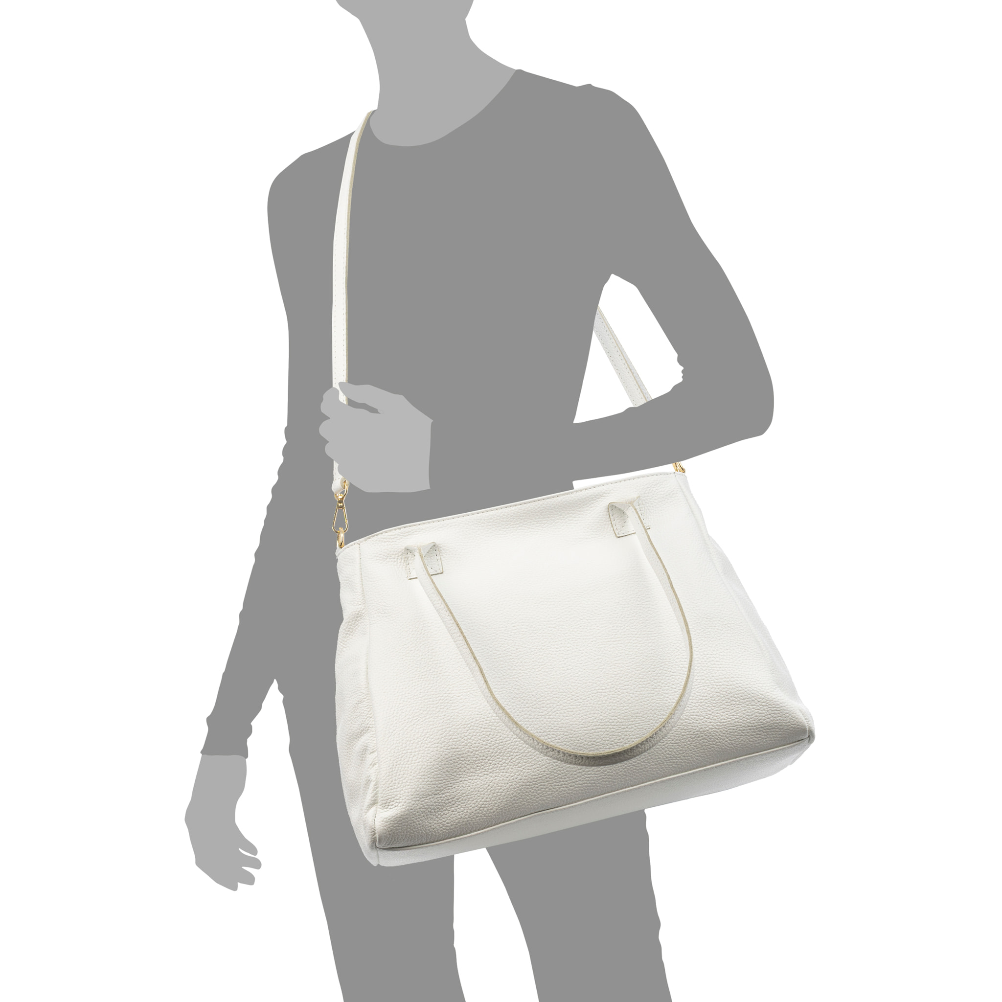 Bellini Bolso de hombro Mujer. Piel auténtica Dollaro