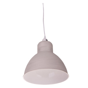 Lampadario. Altezza 26 Cm - Pezzi 1 - 26,5X30X26,5cm - Colore: Bianco - Bianchi Dino - Decori Casa E Complementi