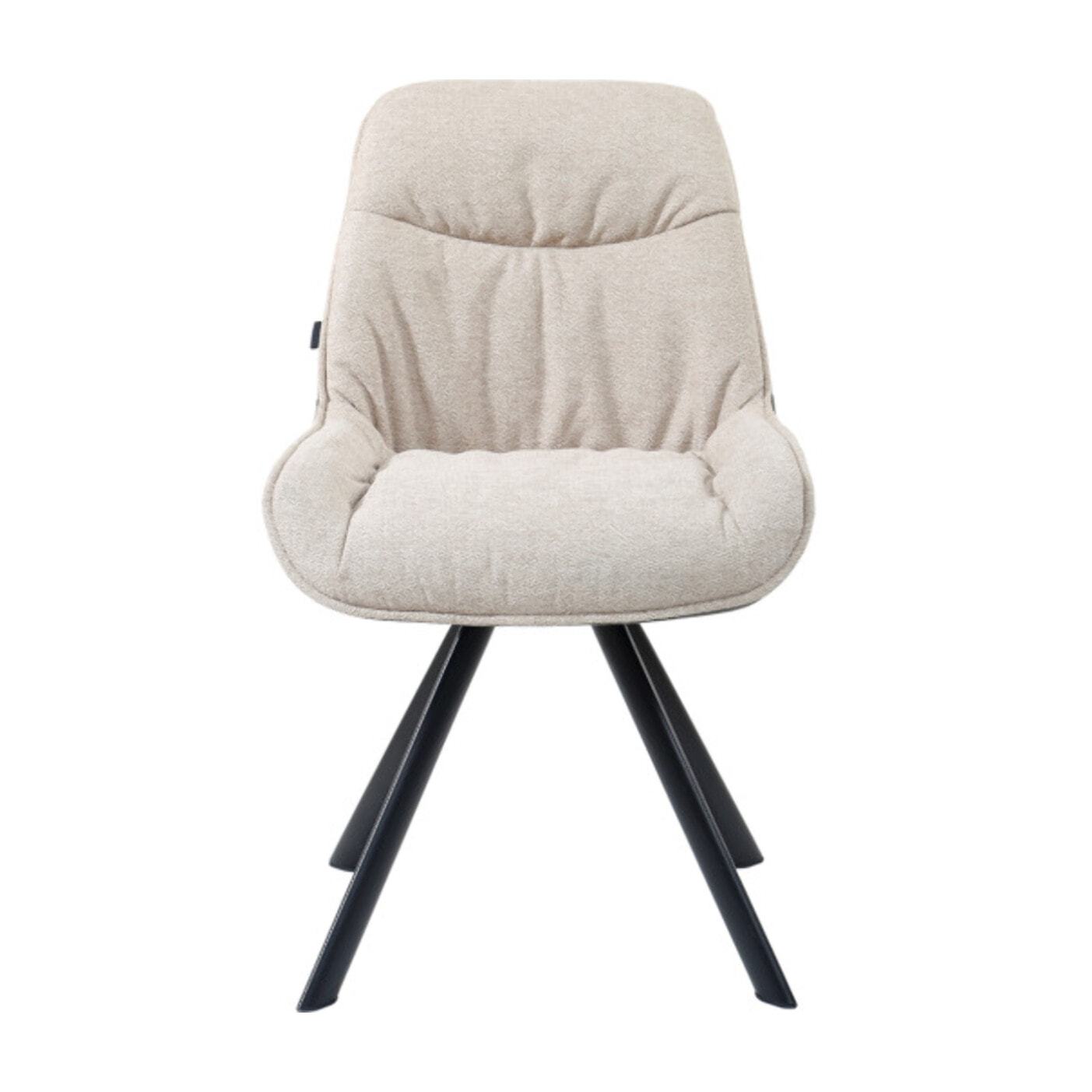 Chaise pivotante écru 180° design moderne et confortable - GABIN