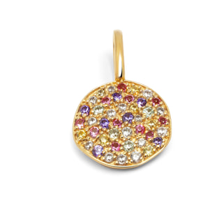 Charm Stellar Colors Plata Baño Oro