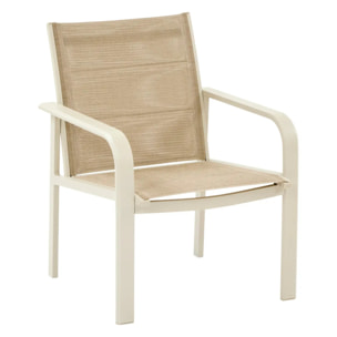 Salon de jardin Piazza 4 places argile