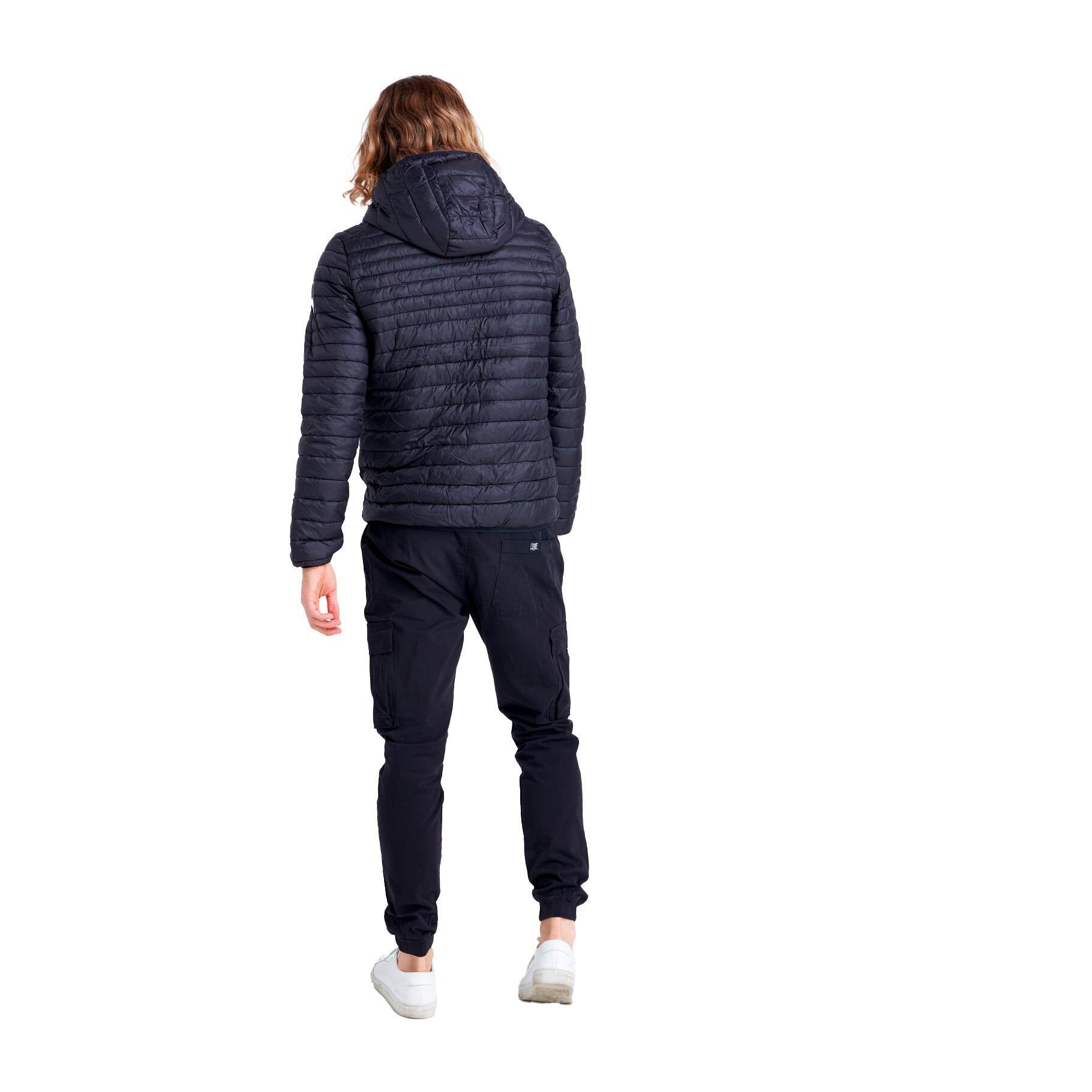 Chaqueta de hombre Leone con capucha y cremallera Basic