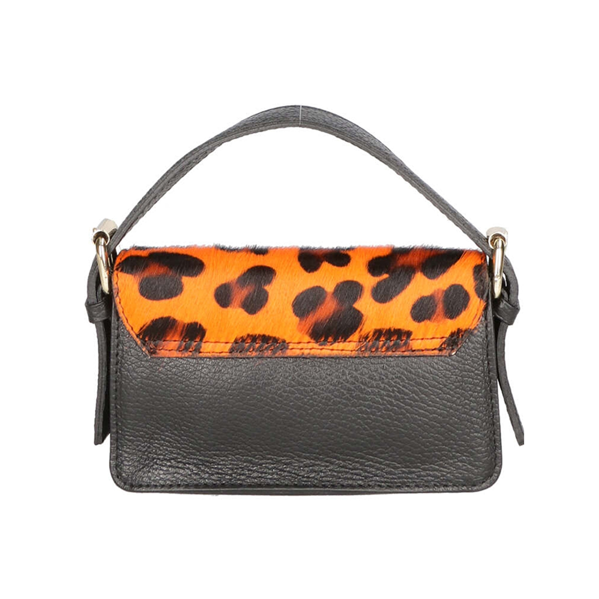 Pochette da Donna Aleide in Vera Pelle Made in Italy 11x18x6,5 cm