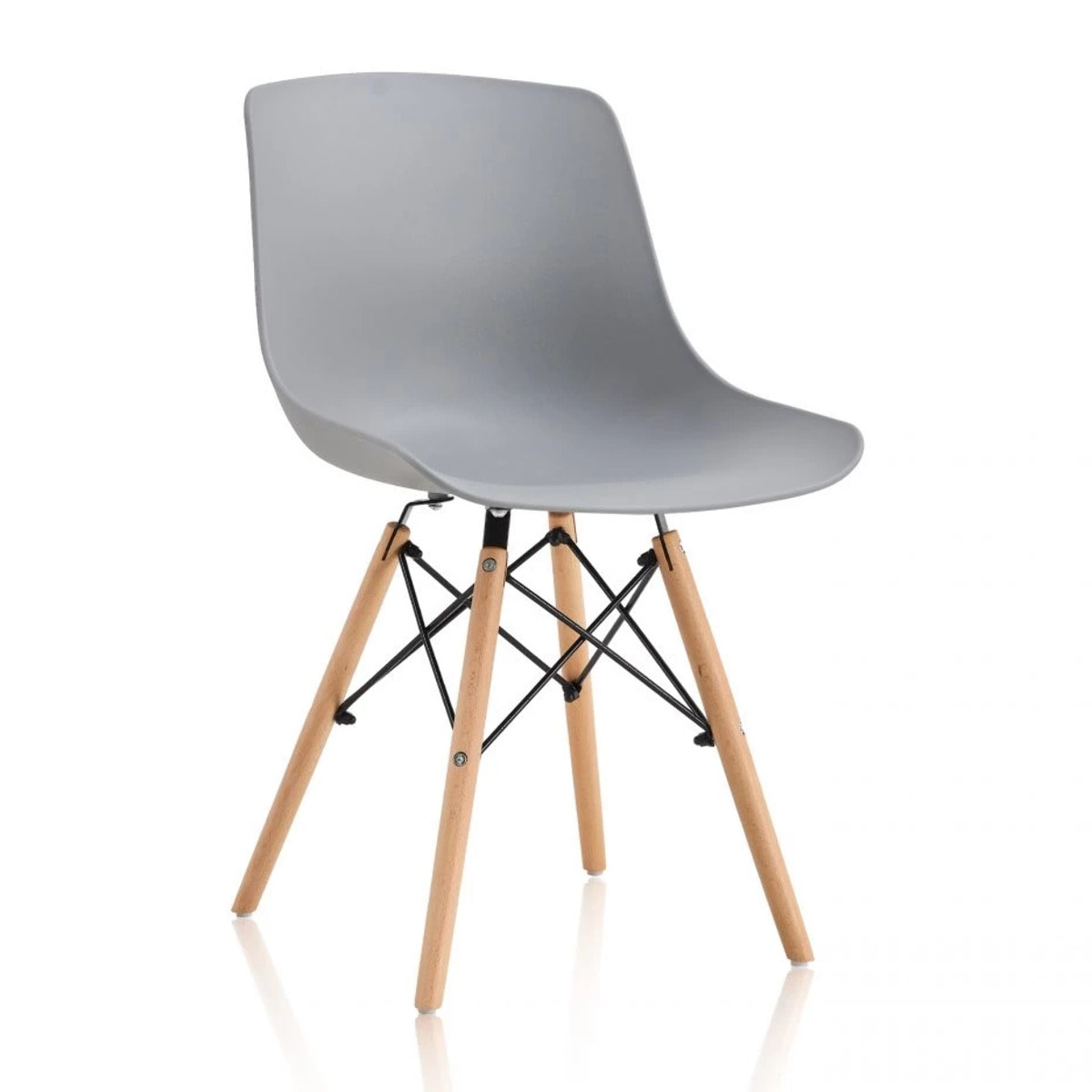 Pack 4 sillas de comedor Fredo Gris