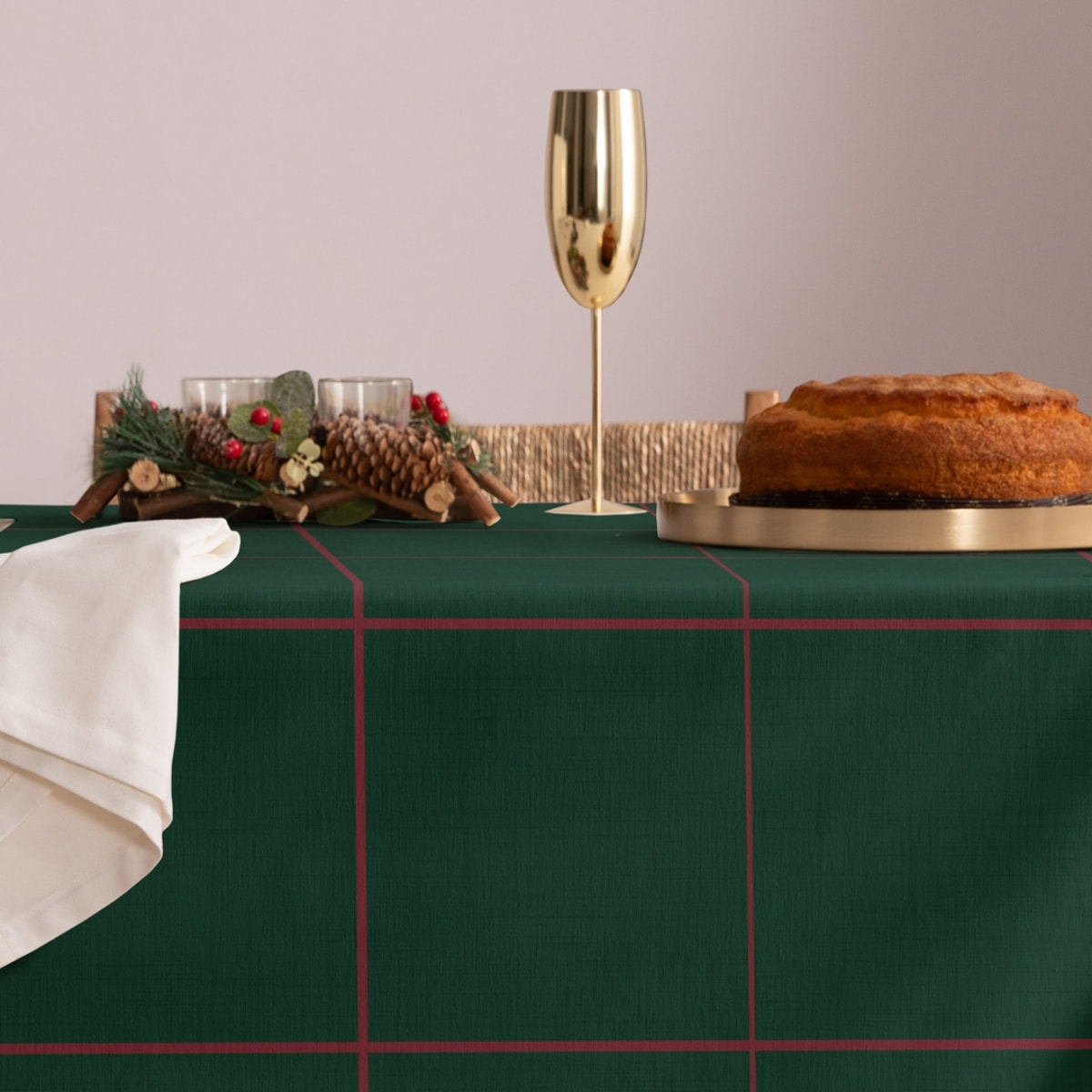 Mantel antimanchas WINDOWS VERDE