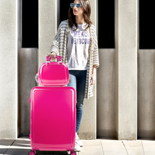 Juego De Maletas Pc Itaca Stickers Fucsia