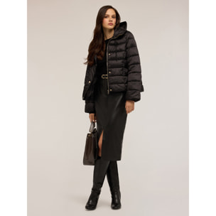 Motivi - Piumino in nylon lucido - Nero