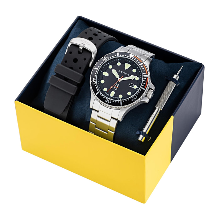 Orologio Nautica N83 Acciaio Nero