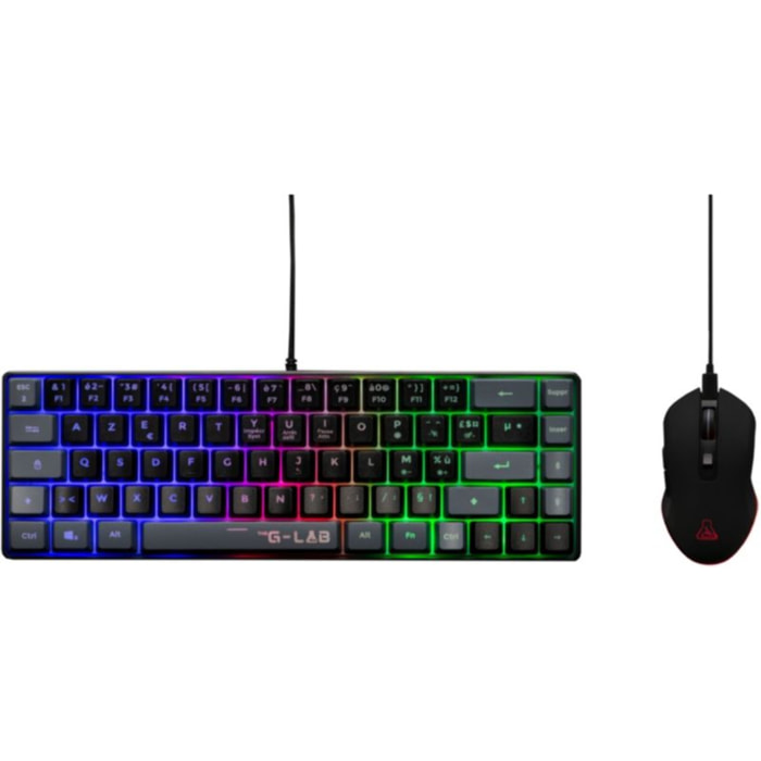 Clavier gamer sans fil THE G-LAB COMBO HYDRO BKG FR