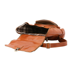 Borsa a spalla da donna - Modello Eris Elite - Vera pelle - 27.0 x 35.0 x 9.0 cm