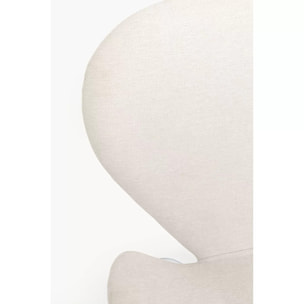 Chaise Soft Petal crème Kare Design