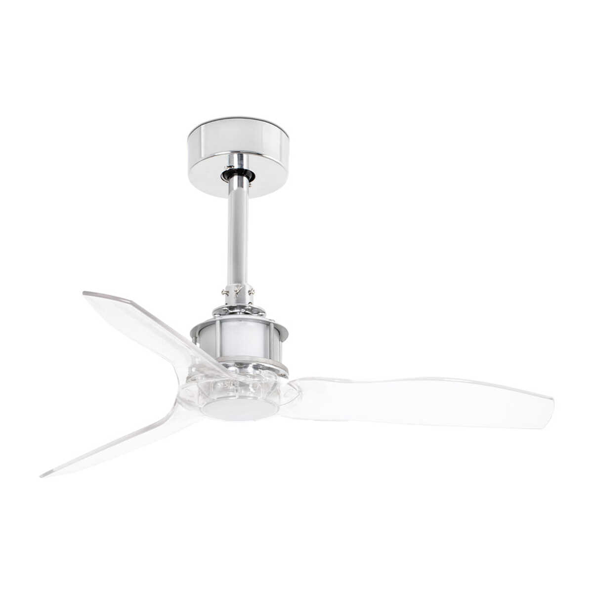 JUST FAN XS Ventilateur chrome/transparent 81cm