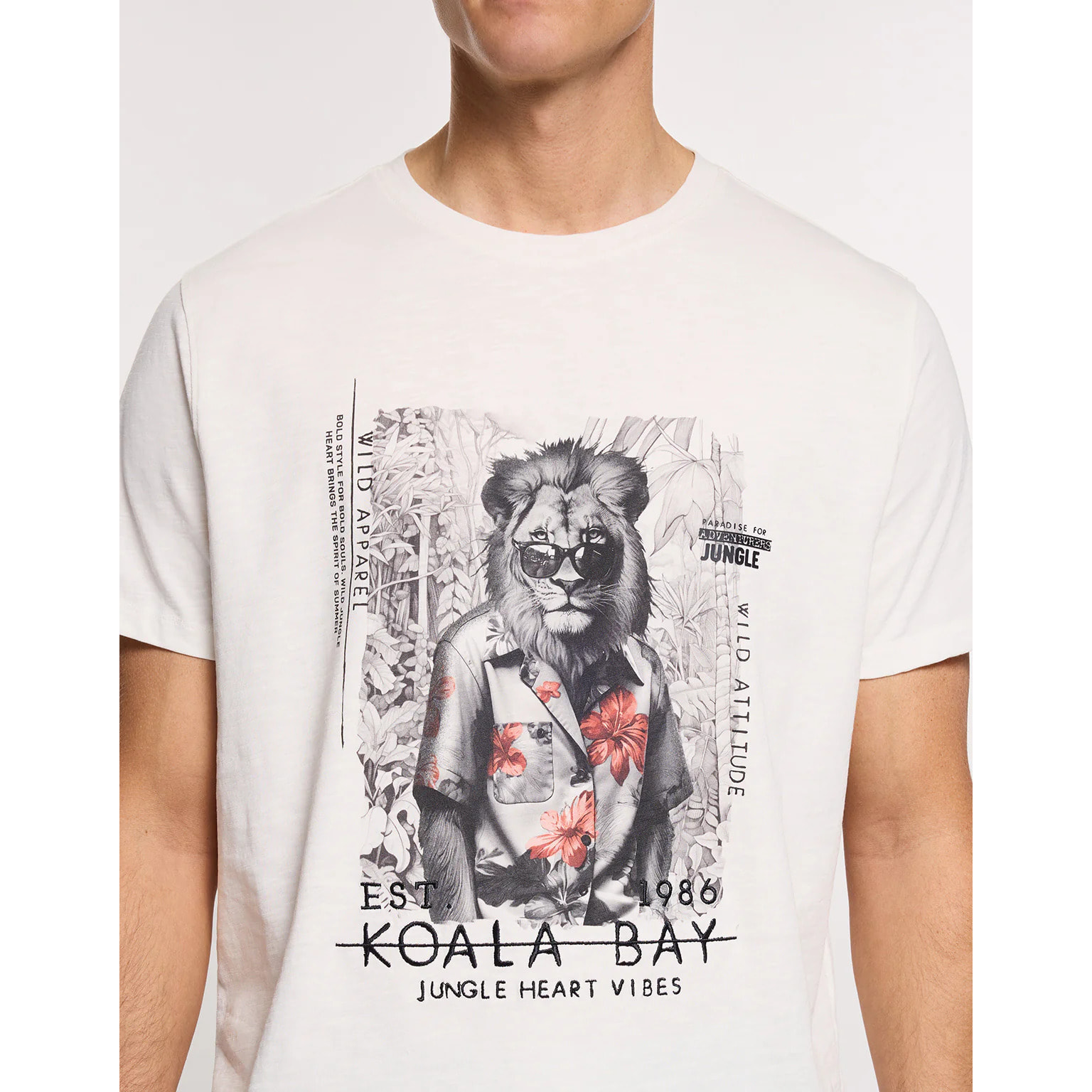 Camiseta Manga Corta Blanca - Wildman