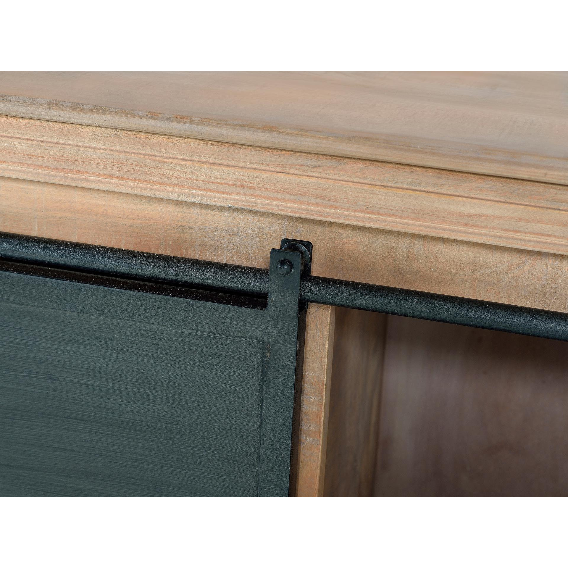 Aparador de Madera de Mango Estilo Industrial Moderno
