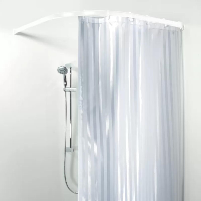 Barre de douche OVA RONDO 90x90cm Blanc Spirella