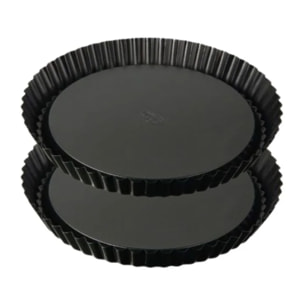 Lot de 2 moules à tarte renversée Dr.Oetker Tradition