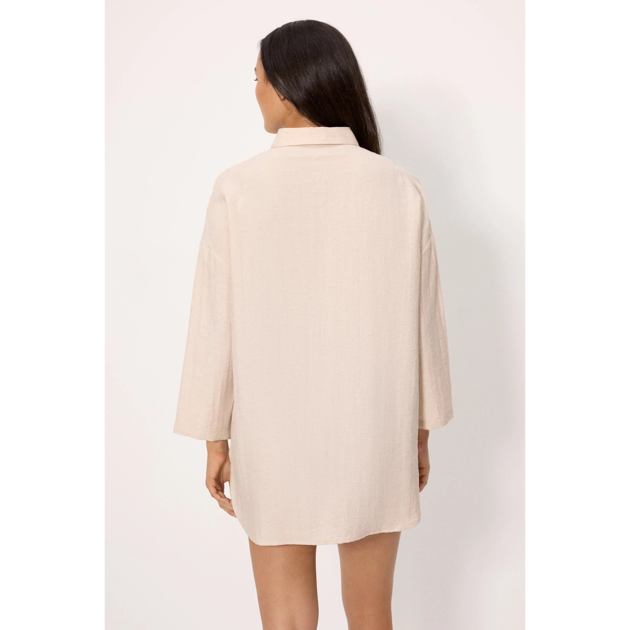 T-shirt a maniche lunghe Marrone