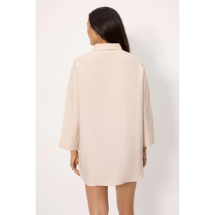T-shirt a maniche lunghe Marrone