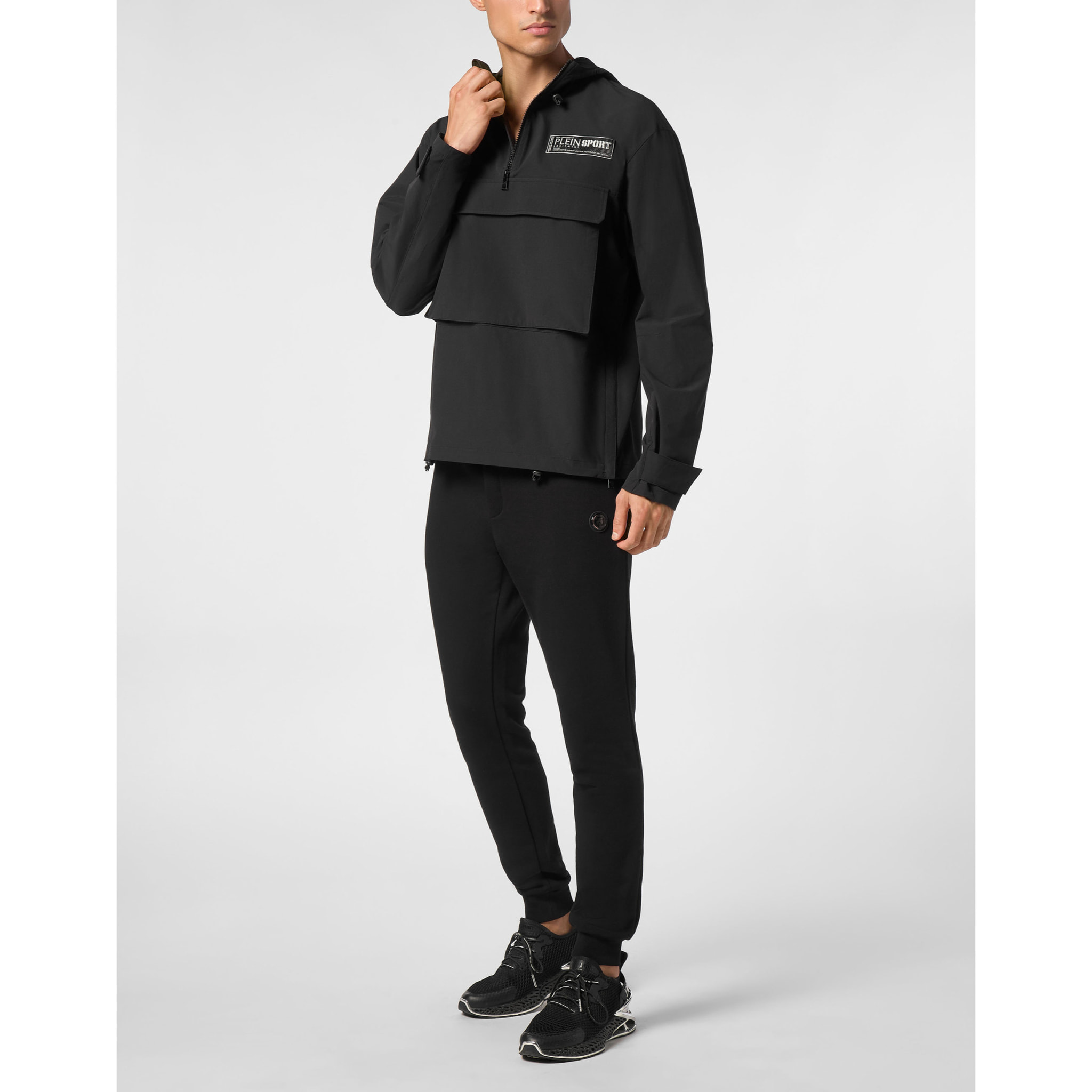PLEIN SPORT Hooded Sweatjacket