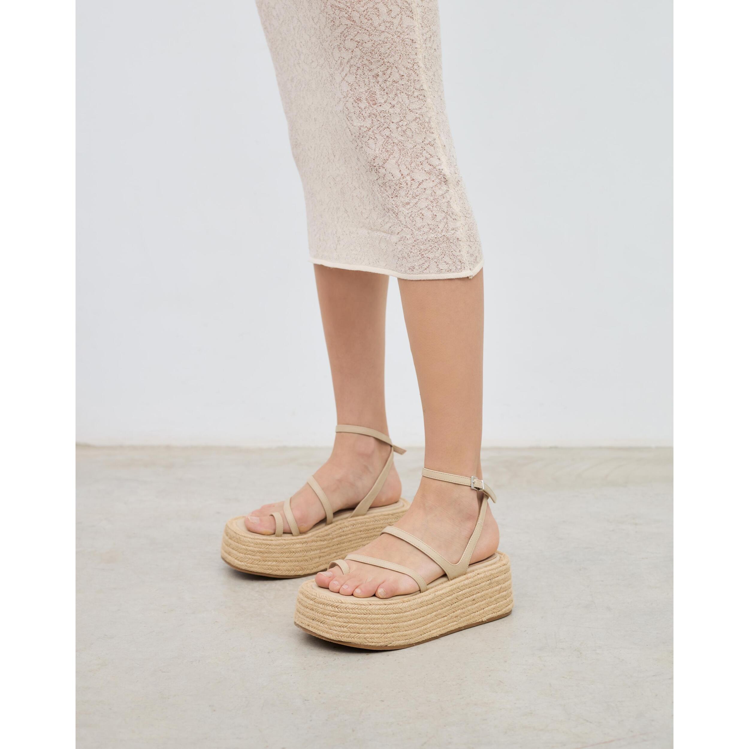 Sandalias de plataforma - Elina- 8 cm