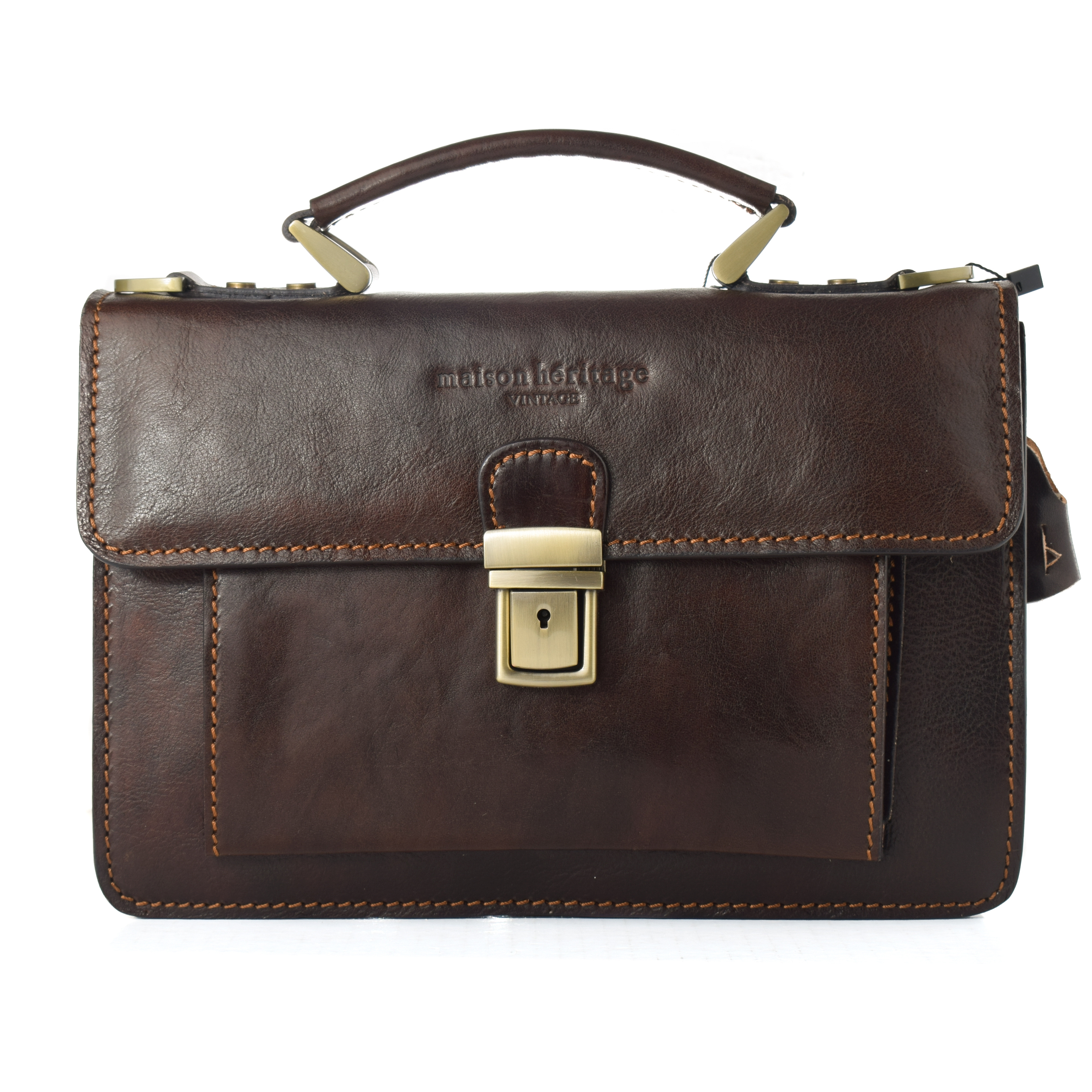 Maison Heritage Bolso para Mujer EDMOND-MARRON-FONCE