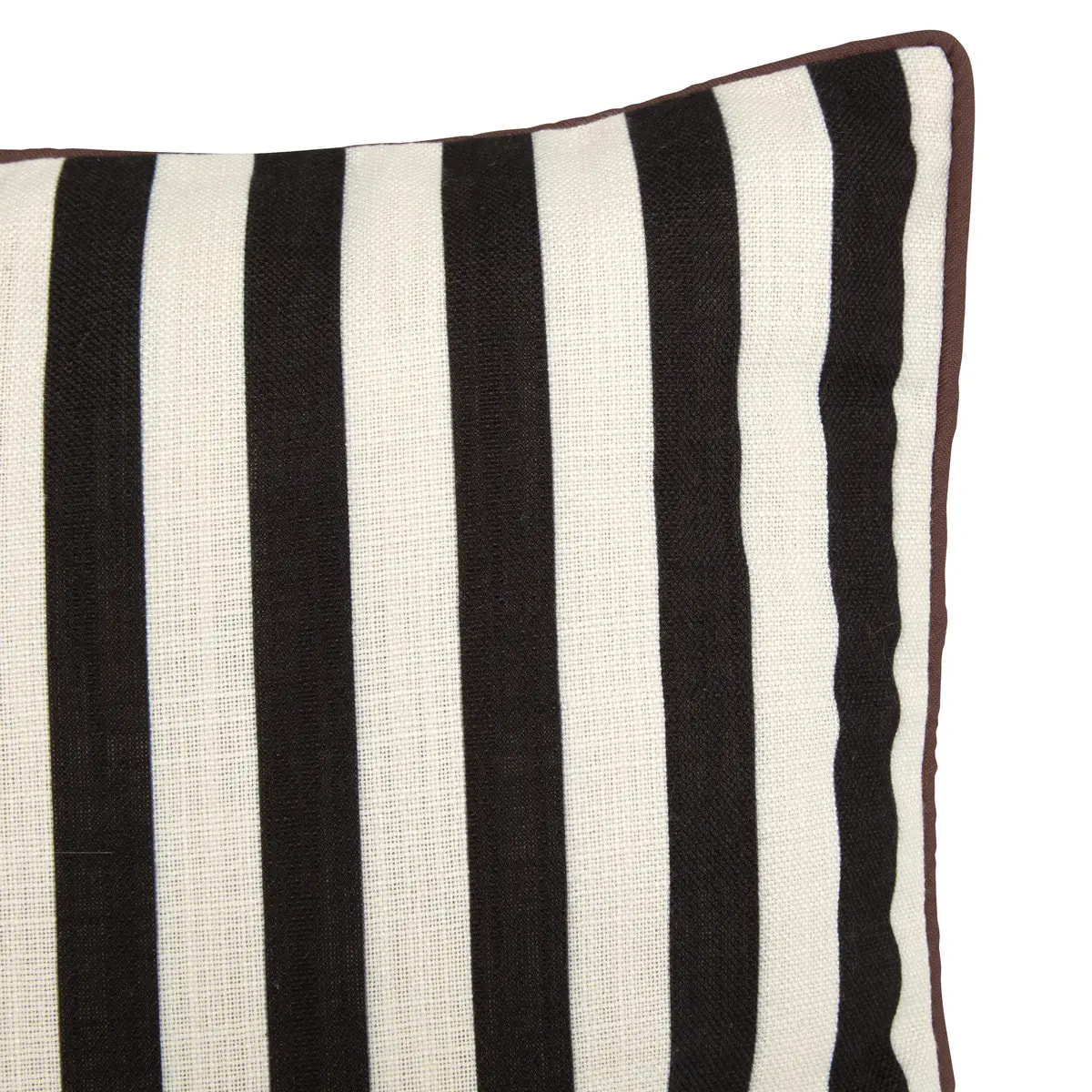 Coussin d'extérieur The palm resort 40x40cm noir et blanc