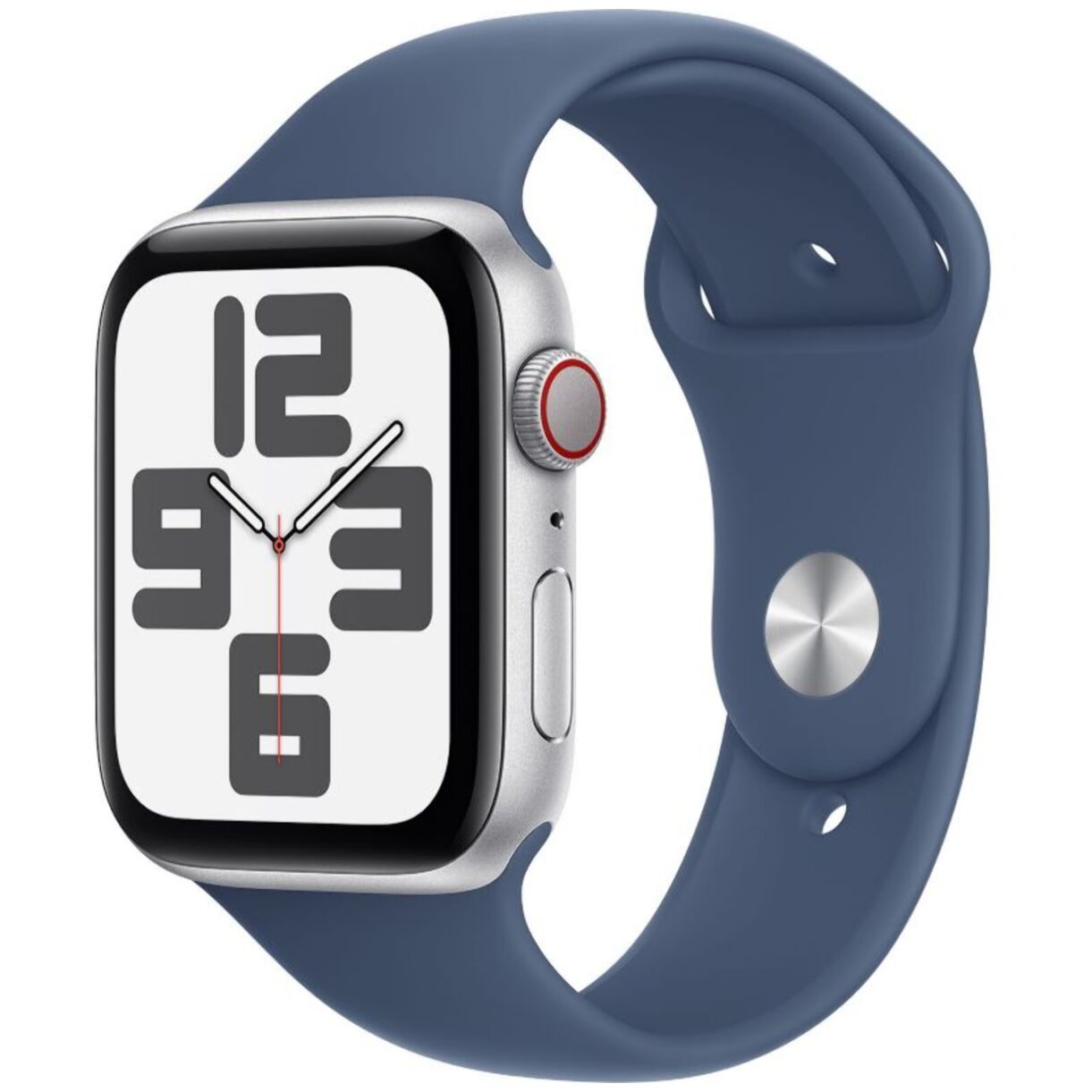 Montre connectée APPLE WATCH SE 40mm Argent/Denim S/M Cellular