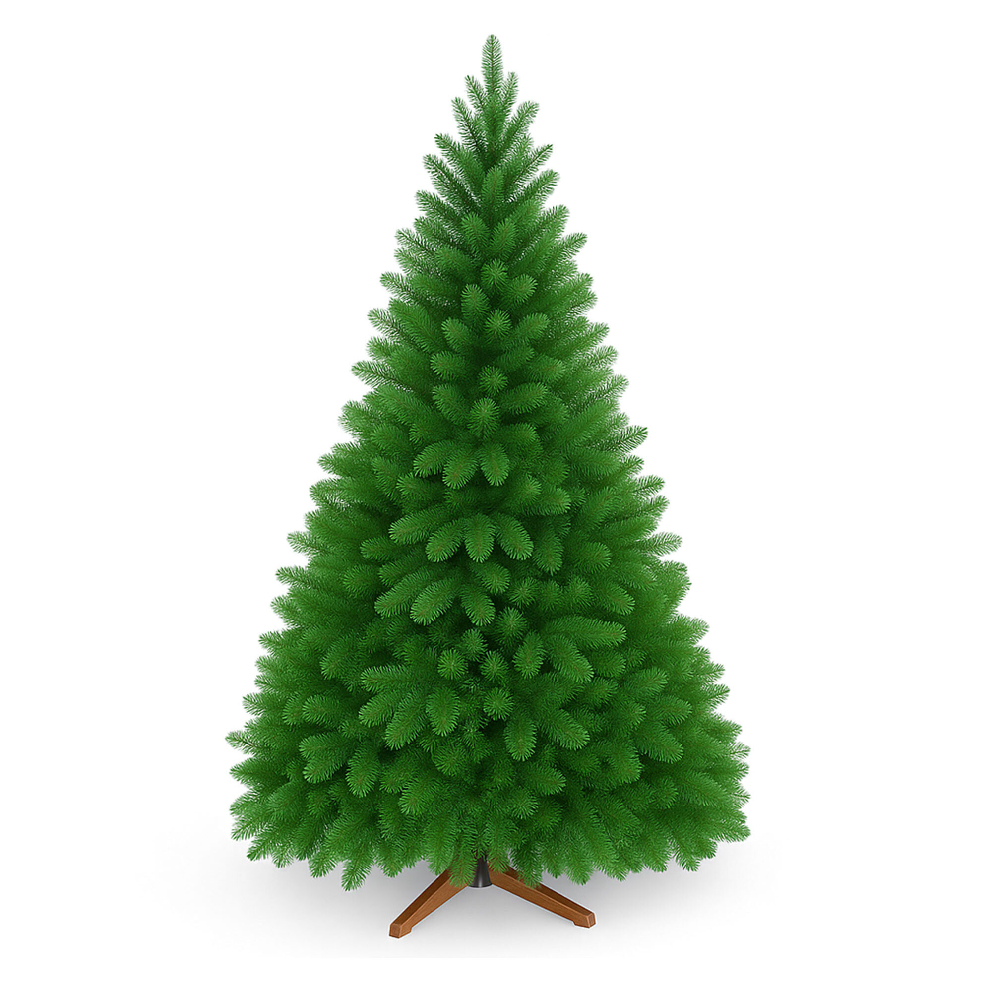 Blitzen - Albero di Natale effetto realistico in PE e PVC ø125x240H, 1800 rami