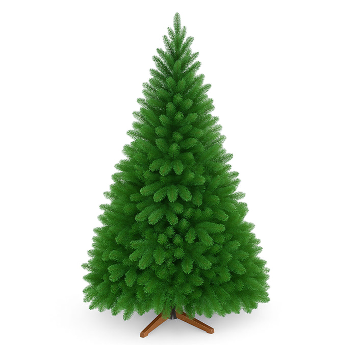 Blitzen - Albero di Natale effetto realistico in PE e PVC ø125x240H, 1800 rami