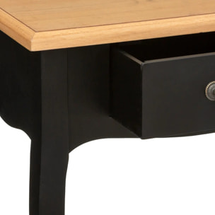 Table de chevet "Chrysa" noir H65,5cm