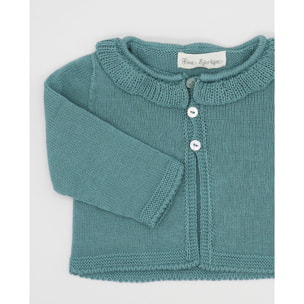 CHAQUETA VOLANTE VERDE