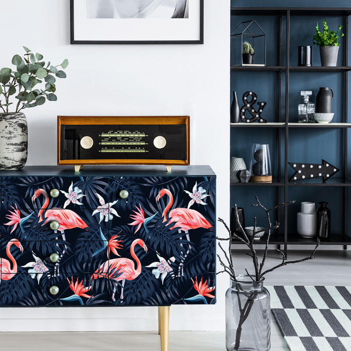 Sticker meuble tropical chayanon 60 x 90 cm