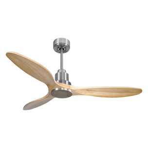 Ventilateur de plafond Réversible  Thermostat Wifi Moteur à courant continu Toits en pente Télécommande Hypersilence Mémoire