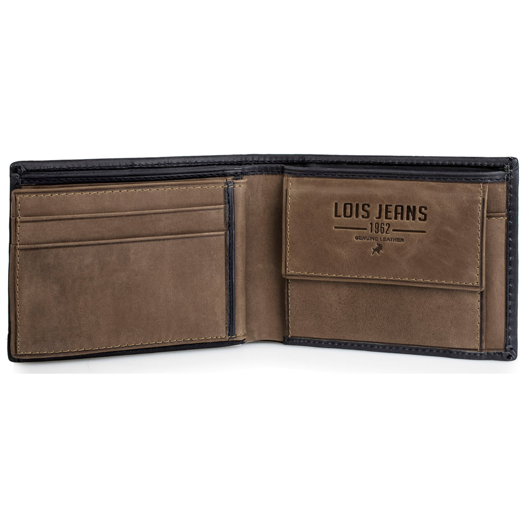 Cartera Lois Knight En Piel Negro