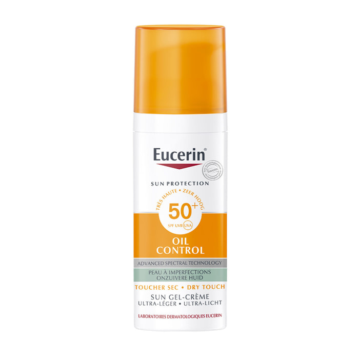 Sun Oil Control SPF50+ - Gel Crème - Peau à Imperfections 50 ml