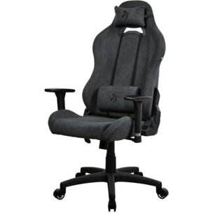 Chaise gaming AROZZI Torretta SoftFabric -Dark Grey