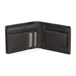 Portafoglio uomo vera pelle - Modello Araldo Prime - Casual - 12.0 x 10.0 x 2.5 cm