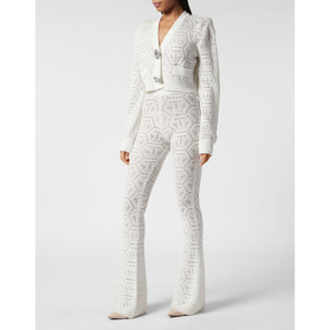 PHILIPP PLEIN Flare Trousers MONOGRAM