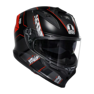 CASCO AGV K7 AGV E2206 MPLK KYBER MATT BLACK/RED