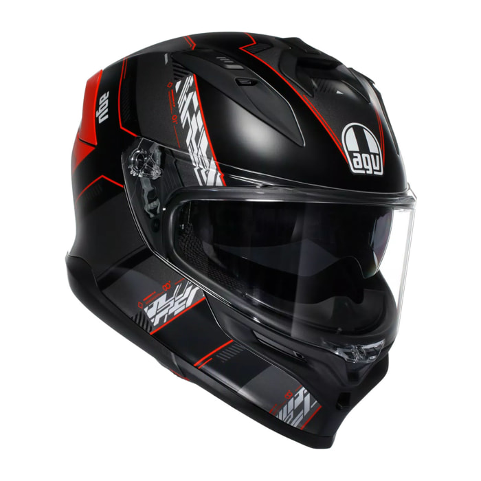 CASCO AGV K7 AGV E2206 MPLK KYBER MATT BLACK/RED