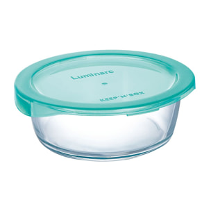 Boîte de conservation hermétique ronde 68 cl Keep'n Box + Couvercle Lagoon - Luminarc