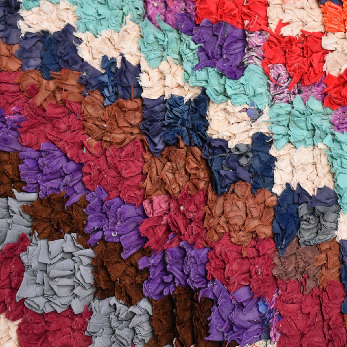 Authentique tapis artisanal Berbère Becharouite