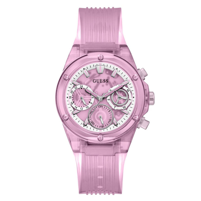 Reloj Guess GW0438L2 Mujer Analogico Cuarzo con Correa de Silicona