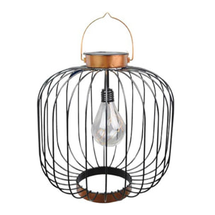 Lanterne solaire cage COCO H35cm