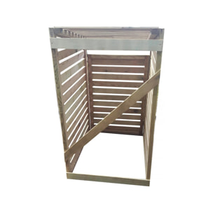 Cache-poubelle simple - 80 x 90 x 135 cm