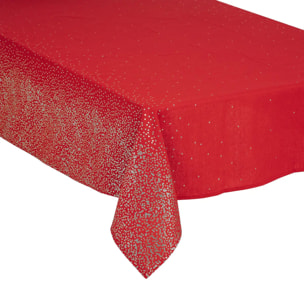 Nappe de Noël "Colorama de Noël" motif petits points 140x240cm