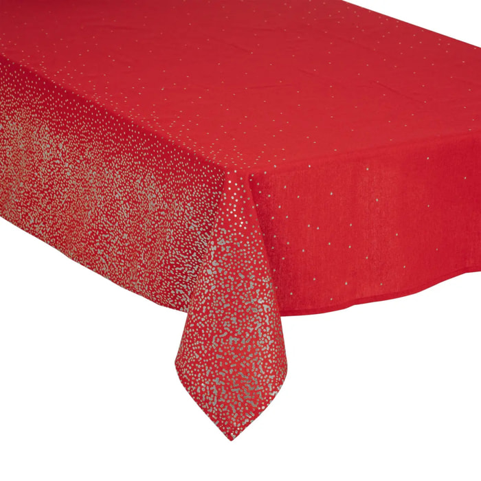 Nappe de Noël "Colorama de Noël" motif petits points 140x240cm