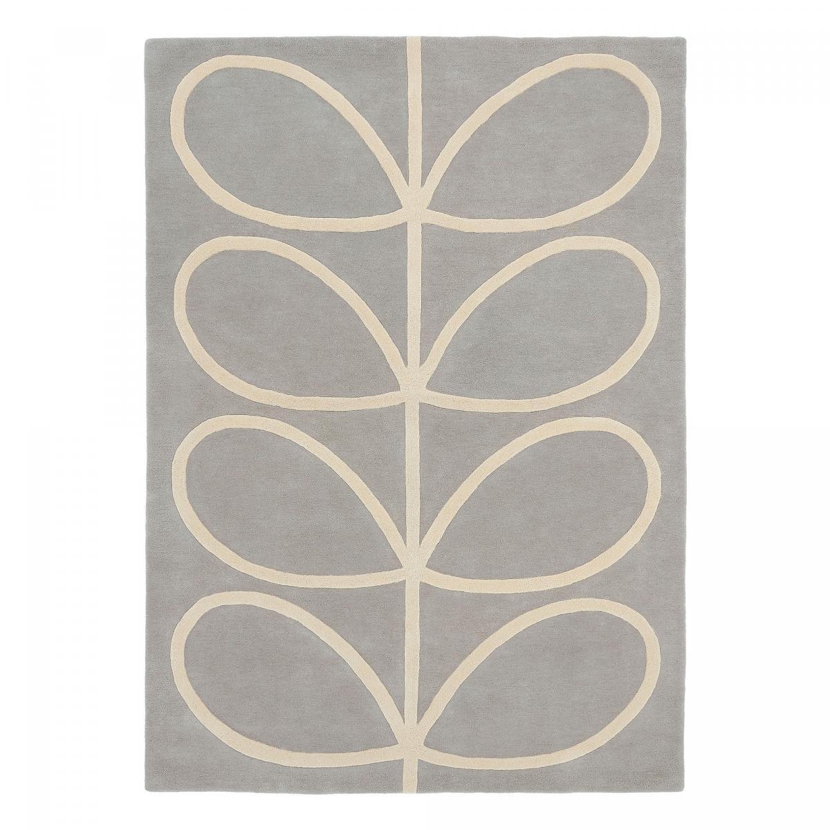 Tapis salon et chambre fait à la main en laine motif seventies YOZA