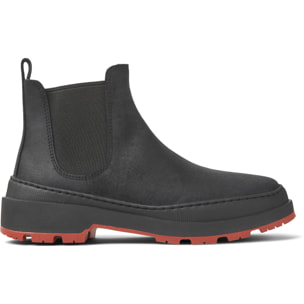 Stivaletti - CAMPER Brutus Trek - Nero - Pelle scamosciata / Tessuto tecnico