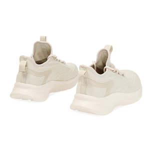 Slip on donna ghiaccio in tessuto